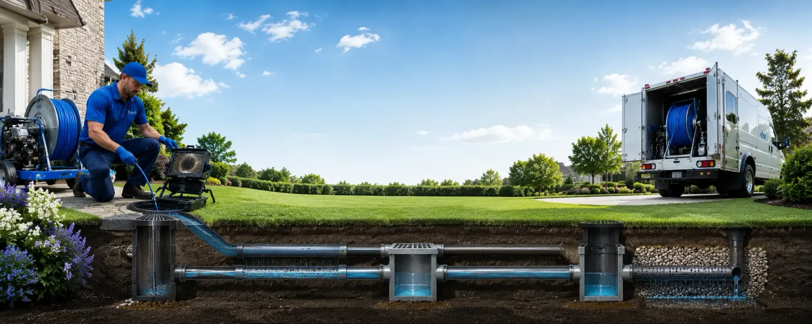 Outdoor drain cleaning information for High Rolls Mountain Park, NM